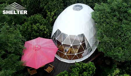 Tente Dôme Ovale Pour Jungle Resort